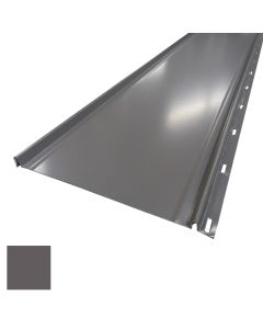 Lakefront Sheet Metal Standing Seam 12" Nail Flange Panel 1ft Charcoal