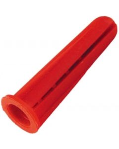 Malco PA810T Red Lip Plastic Anchors 3/16" 1000ct