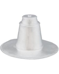 Portals Plus 42130 Pipe Boot Clamp 1 3/4"-3" White 10ct