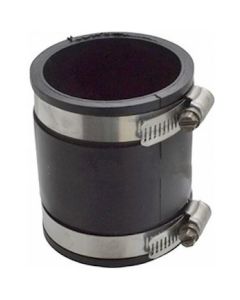 Portals Plus 67515 Drain Connector EPDM with Clamps 2"