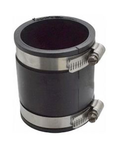 Portals Plus 67555 Drain Connector EPDM with Clamps 6"