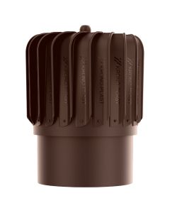 RoofiVent NRP-8-01 iVent Turbo Durable Polypropylene Oblong Turbine 8" Brown