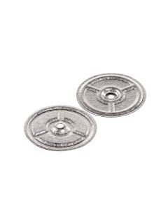 GAF Drill-Tec 3" Steel Plate Recessed #4580 Galvalume 1000/bucket