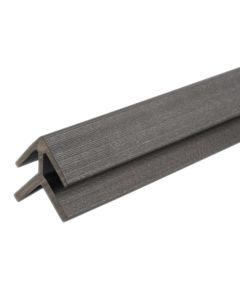 NewTechWood US46-8-CH All Weather System Composite Siding Outside Corner Post 2.31"x2.31"x8' Hawaiian Charcoal 1pc