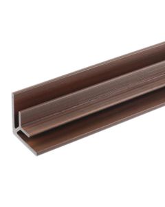 NewTechWood US47-8-IP All Weather System Composite Siding Inside Corner Post 2.8"x2.8"x8' Brazilian Ipe 1pc