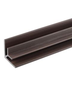 NewTechWood US47-8-WN All Weather System Composite Siding Inside Corner Post 2.8"x2.8"x8' Spanish Walnut 1pc