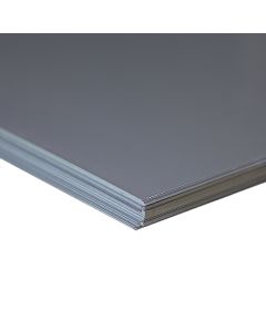 Lakefront Sheet Metal Premium Kynar Sheet 24ga 4'x10' Silver Metallic