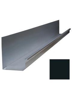 Lakefront Sheet Metal Gutter Blank Kynar 6"x10' Matte Black