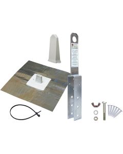 Super Anchor ARS Tile Roof Kit 14ga with Gray Stem Cover 1ct