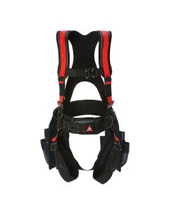 Super Anchor 6151-GRL Deluxe Tool Bag Harness Red Large