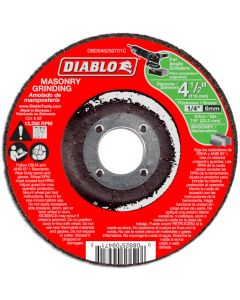 Diablo Masonry Grinding Abrasive Wheel 4 1/2"x1/4"