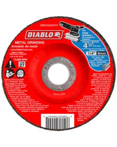 Diablo Metal Grinding Abrasive Wheel 4 1/2"x"1/4"