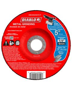 Diablo Metal Grinding Abrasive Wheel 5"x1/4"