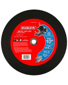 Diablo Metal Cut Off Abrasive Wheel 10"