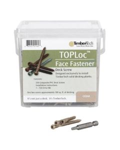 TimberTech TLOC350C TOPLoc Screws for PRO and EDGE 2.5" Cedar 100 sq ft