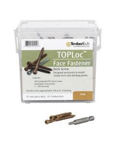 TimberTech TLOC350T TOPLoc Screws For PRO and EDGE 2.5" Teak 100 sq ft