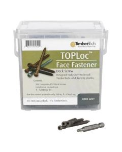 TimberTech TLOC350DG TOPLoc Screws For PRO and EDGE 2.5" Dark Gray 100 sq ft