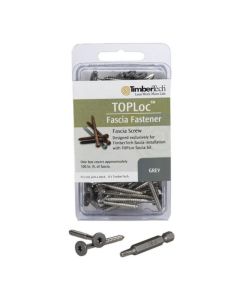 TimberTech TLOCFAS100G TOPLoc Fascia Screws For PRO and EDGE 1-3/4" Gray 100 ct