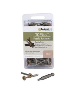 TimberTech TLOCFAS100WC TOPLoc Fascia Screws For PRO and EDGE 1-3/4" Whitewash Cedar 100 ct