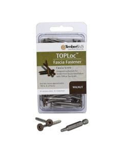 TimberTech TLOCFAS100W TOPLoc Fascia Screws For PRO and EDGE 1-3/4" Walnut 100 ct