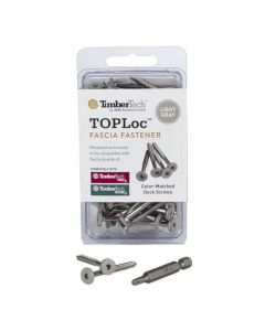 TimberTech TLOCFAS100LG TOPLoc Fascia Screws For PRO and EDGE 1-3/4" Light Gray 100 ct