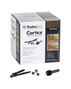 TimberTech CTX100RCDR Cortex Screws For PRO and EDGE Dark Roast 100 linear ft