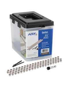 TimberTech CTC100SFEW Cortex Screws Collated Strips For AZEK English Walnut 100 sq ft