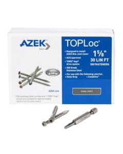 TimberTech ATLOCFAS30DG TOPLoc Fascia Screws For AZEK Dark Gray 30 linear ft