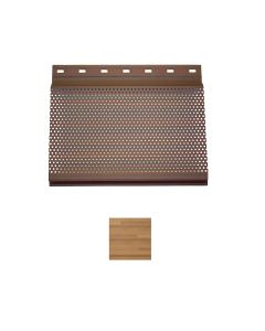 Vesta Steel Siding Full Vent Plank Soffit HD3 Woodgrain Gilded Grain 5"x8' 15/carton