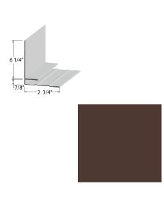 EDCO 1747-539 Side Wall Flashing Solid 10' Chestnut Brown 5/carton