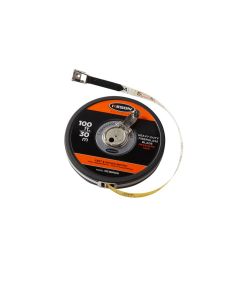 Keson MC18M100 Metal Round Case Tape 100'