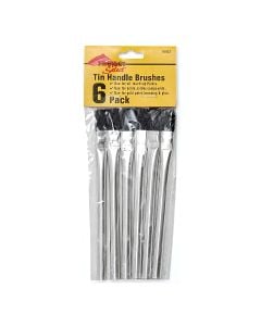 Linzer 90026PK Acid Brushes with Tin Handles 6pk