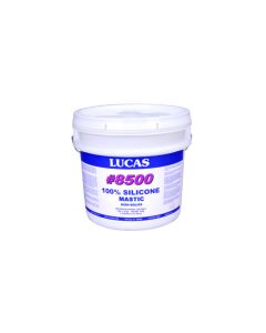Lucas 8500 100 Percent Silicone Mastic Sealant 2 Gallon White