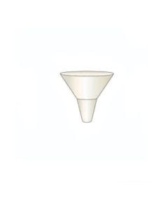 Quality Aluminum 6FUNW130 Funnel Low Gloss White 3"x4"
