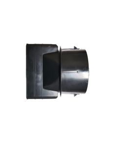 Raindrop 36603K Downspout Drain Pipe Adapter Black 3X4