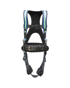 Super Anchor 6101-GBS Deluxe Harness No Bags Blue Green Small