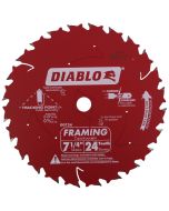 Diablo Framing Blade 7-1/4 Inch 24 Tooth