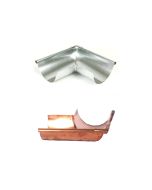 Berger Half Round Outside Box Miter 90 Degrees 5"