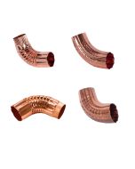 Berger Round Elbow 75 Degrees Copper
