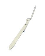 Quality Aluminum Wraparound Hanger Aluminum 5" White