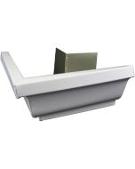 Alsco Aluminum Outside Miter Aluminum 6" White