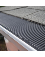 RAINDROP RF75 Gutter Guard for 5"-6" gutters 3 feet Black
