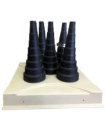Portals Plus 29430 Pipe Portal Flashing System C-555 Black 5ct