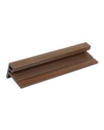 NewTechWood UH50-8-WN European Siding System Composite Siding F-Channel 2.9"x2.09"x8' Spanish Walnut 1pc