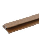 NewTechWood US45-8-TK All Weather System Composite Siding T-Channel 3.1"x1"x8' Peruvian Teak 1pc