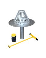 Trufast EasySeal Retrofit Roof Drain Aluminum with Mechanical Seal