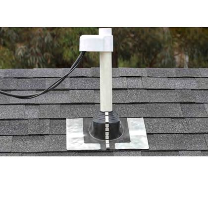 Deks DSR103B Dektite Pipe Flashing for Shingle Roofs 0"-5" Black 10 pieces