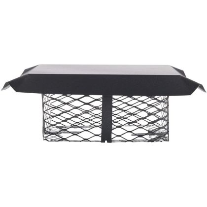 Hy-C SCADJ-S Chimney Cap Adjustable Galvanized Steel Small Black
