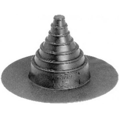 Portals Plus 42510 Pipe Tape Clamp 1"-6" Medium Black 10ct