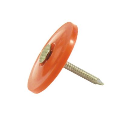 Mazel Galvanized Ring Shank Plastic Cap 1-1/2" Nails